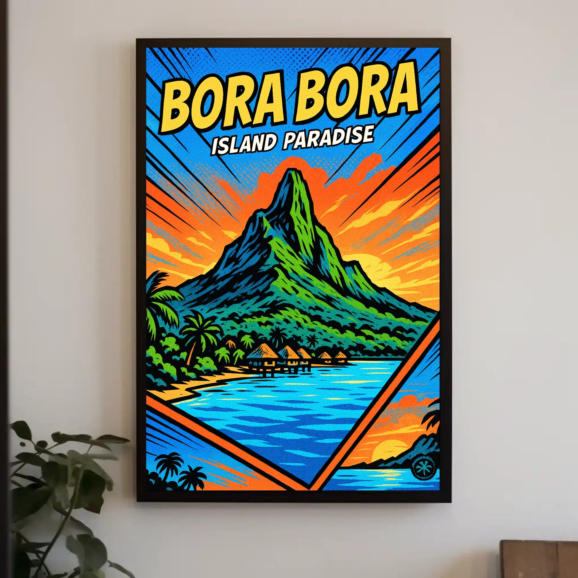 Bora Bora Island Paradise Poster