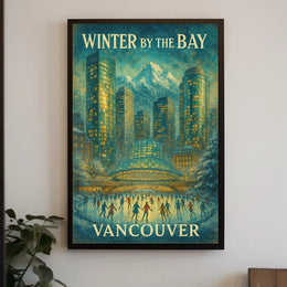 Vancouver Winter City Poster