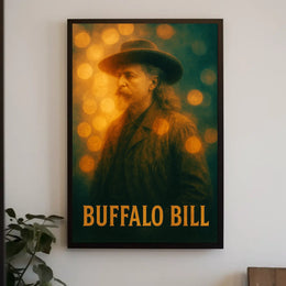 Buffalo Bill Wild West Cultural Vintage Heritage Poster