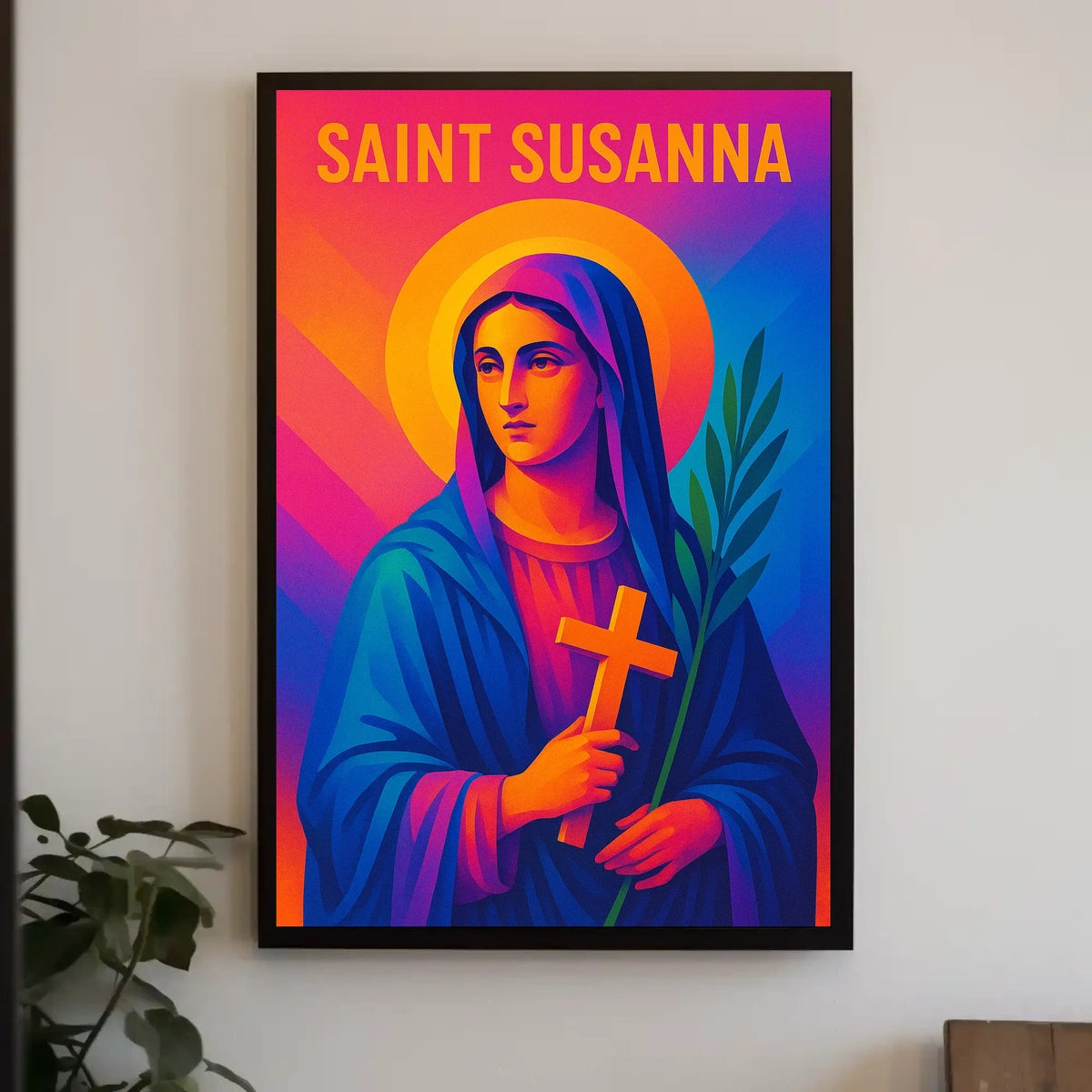 Saint Susanna Illustration Poster