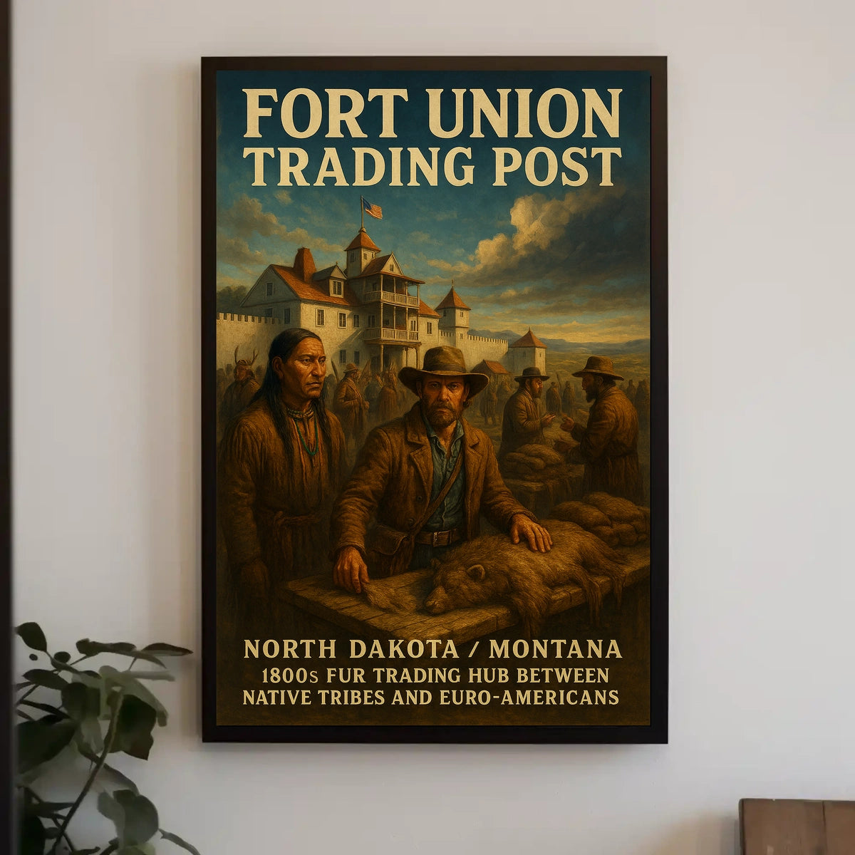 Fort Union Trading Post Poster