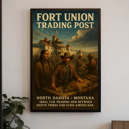 Fort Union Trading Post Poster