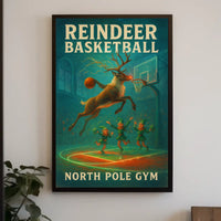 Reindeer Basketball Extravaganza Poster
