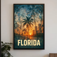 Florida Sunset Vibes Poster