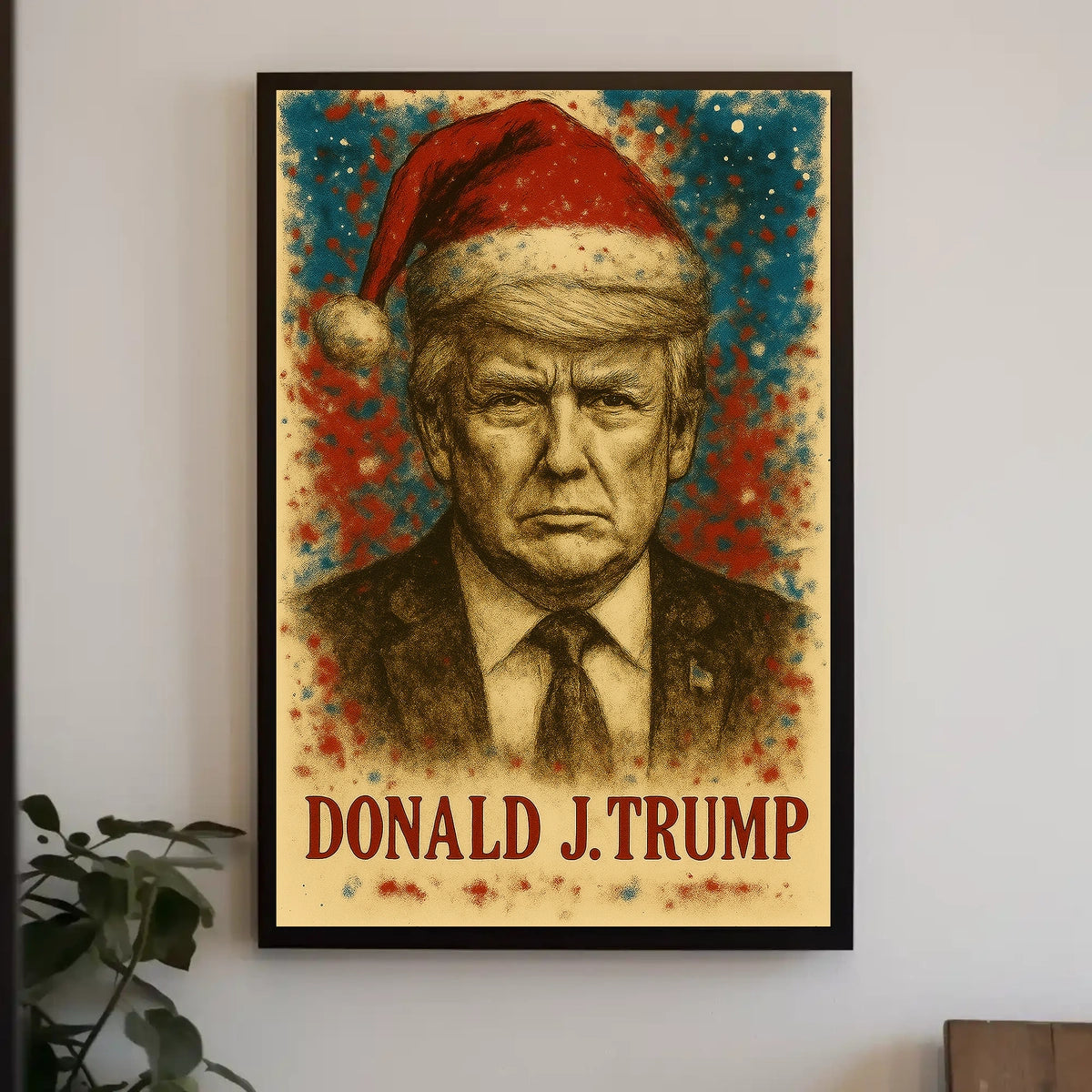 Donald Trump 45th President of the United States Christmas SeriesPoster