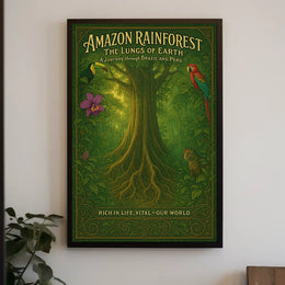 Amazon Rainforest The Lungs of Earth Poster