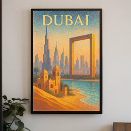 Dubai Poster Wall Art Blends Tradition Modernity For Home