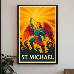 Archangel Michael Sacred Art Poster