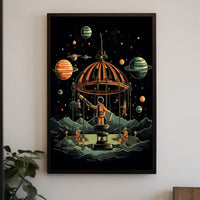 Cosmic Carousel Poster