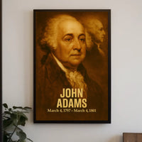 John Adams 2Nd President Poster