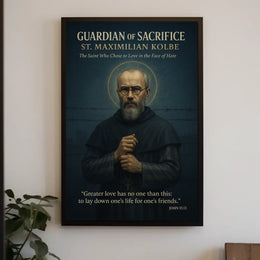 Guardian of Sacrifice St. Maximilian Kolbe Poster