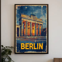 Berlin Iconic Landmark Poster