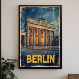 Berlin Iconic Landmark Poster