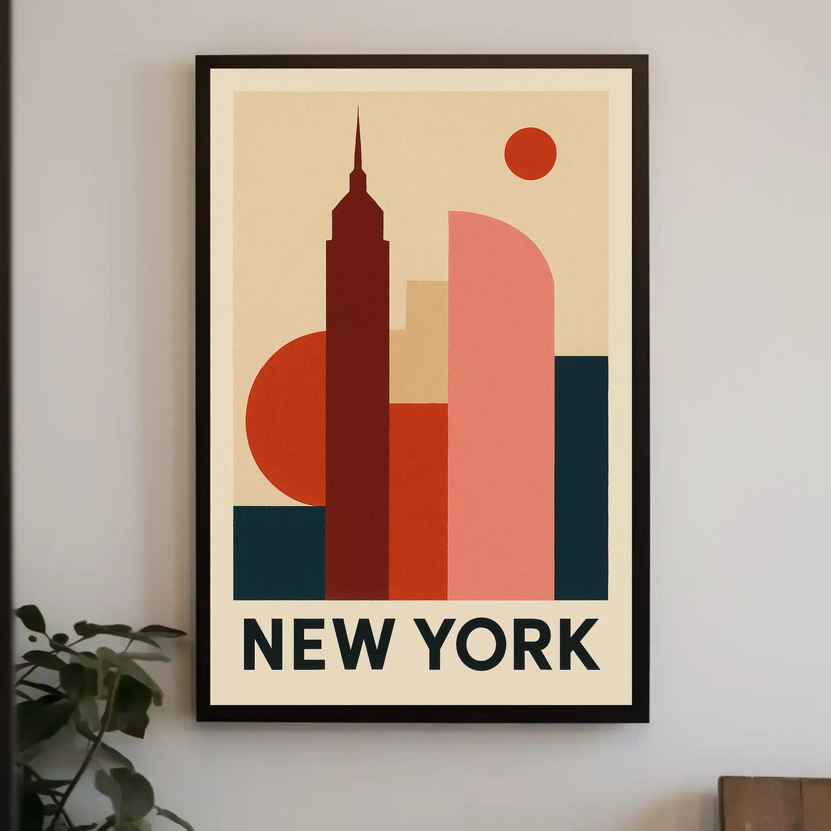 New York Skyline Art Poster