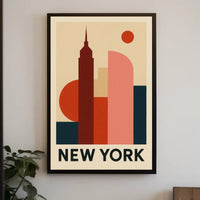 New York Skyline Art Poster