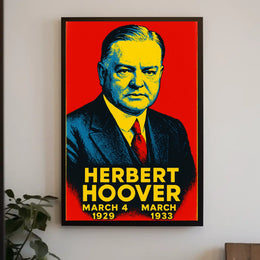 Herbert Hoover Presidential Term Poster