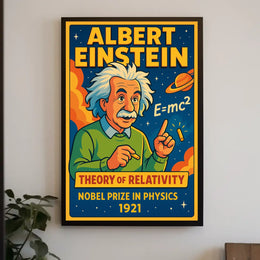 Albert Einstein Nobel Prize In Physics Poster