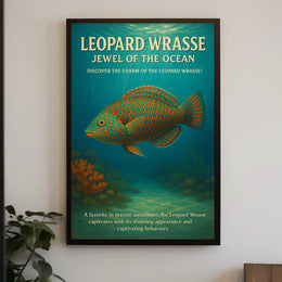 Jewel of the Ocean Leopard Wrasse Poster