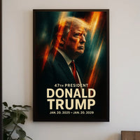 Trump Patriotism Leadership Expressionism Poster