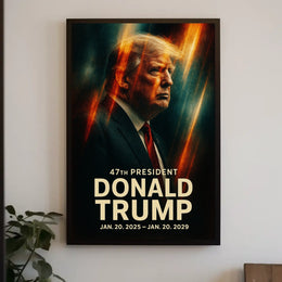 Trump Patriotism Leadership Expressionism Poster