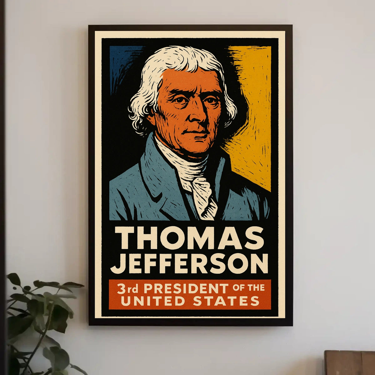 Thomas Jefferson 3rd President Poster