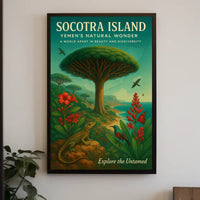 Socotra Island Yemens Natural Wonder Poster