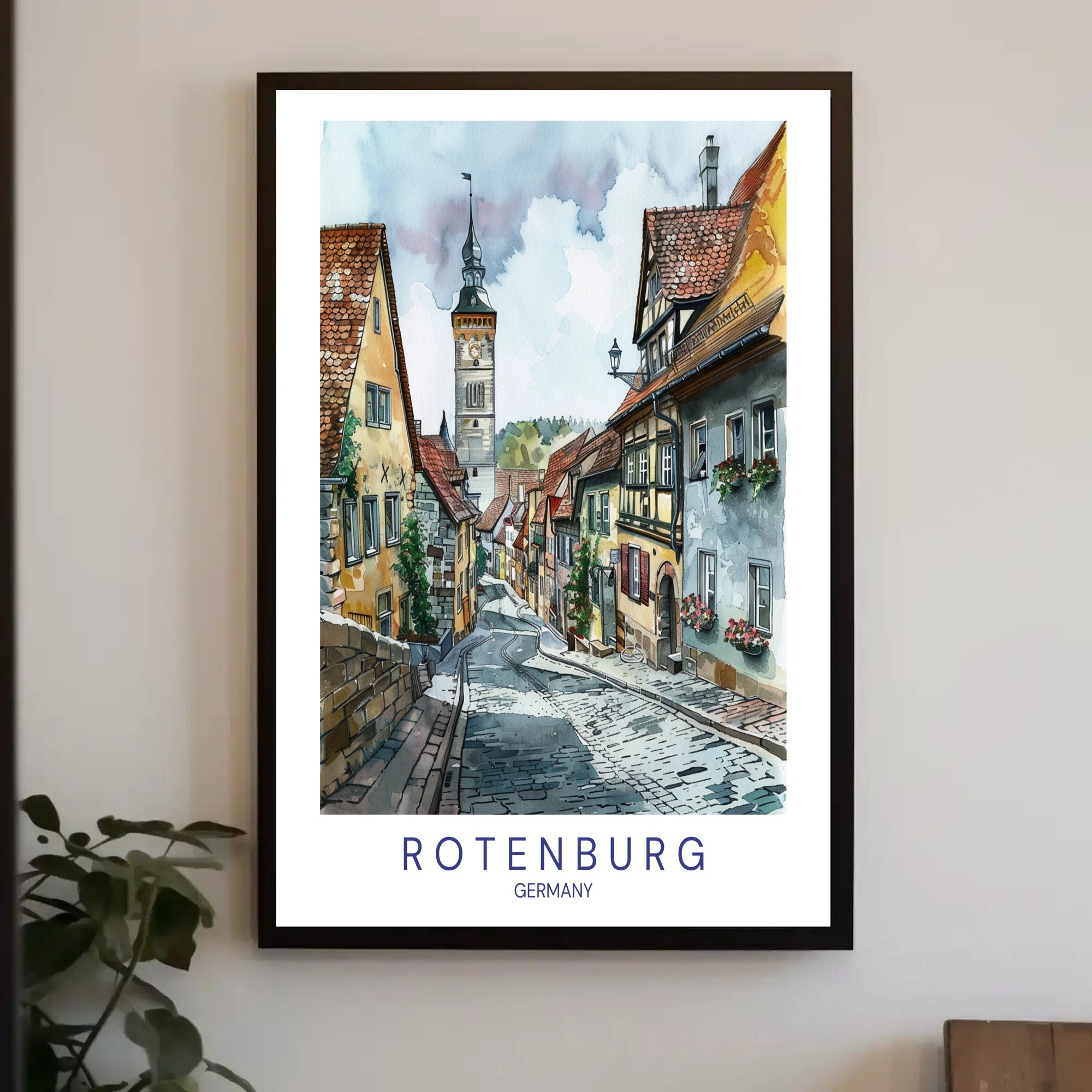 Rotenburg Charm Poster PosterGoat