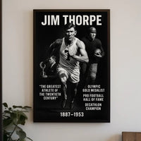 Jim Thorpe Celebrating a Legendary Athlete Jim Thorpe Poster