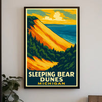 Sleeping Bear Dunes Michigan Poster