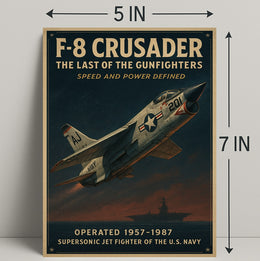 F-8 Crusader The Last of the Gunfighters Poster PosterGoat