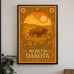 North Dakota NatureS Majesty Poster