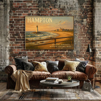 Hampton Seaside Serenity Wall Art Print