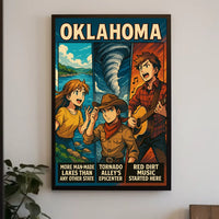 Oklahoma State Features and Phenomena Poster