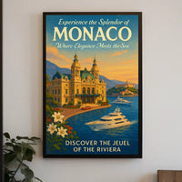 Discover the Jewel of Monaco Poster