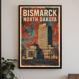 Bismarck, North Dakota Poster