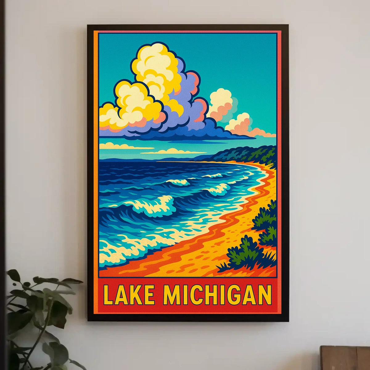 Lake Michigan Scenic Poster