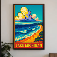 Lake Michigan Scenic Poster