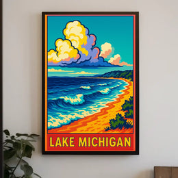 Lake Michigan Scenic Poster