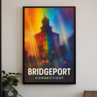 Bridgeport Vibes Minimalist Cityscape Poster