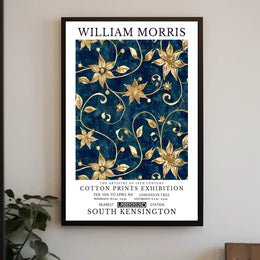 William Morris 19th Century Cotton Prints Poster