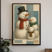 Winter Wonderland Snowmen Poster