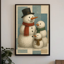 Winter Wonderland Snowmen Poster