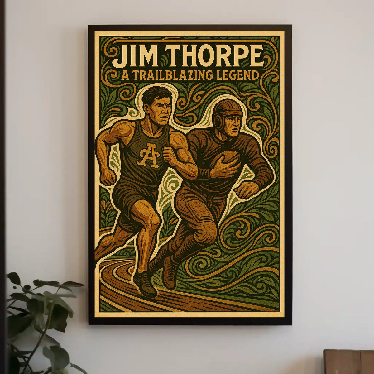 Jim Thorpe A Trailblazing Legend Poster