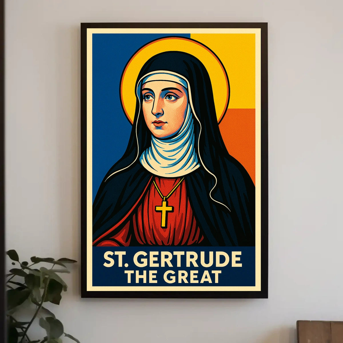 St. Gertrude the Great Poster