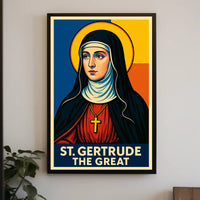 St. Gertrude the Great Poster