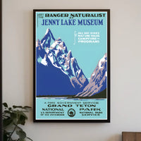 Jenny Lake Museum Grand Teton National Poster