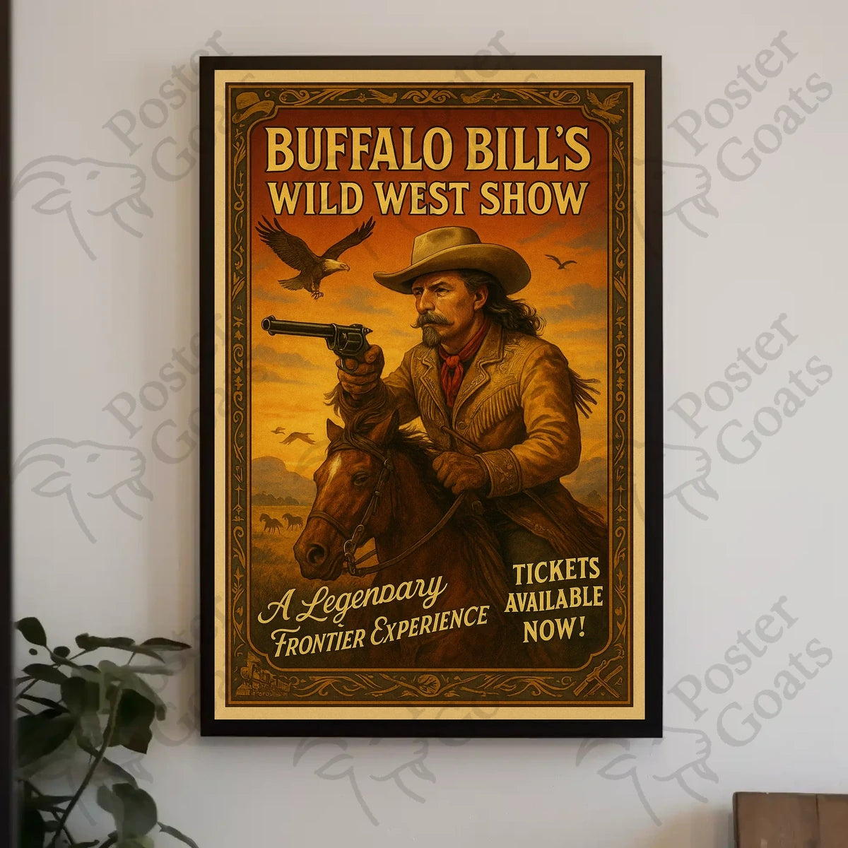 Buffalo Bill’s Wild West Vintage Cultural or Heritage Poster