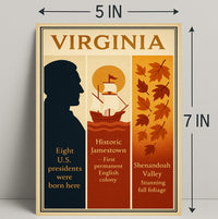 Virginias Presidential Heritage Poster PosterGoat