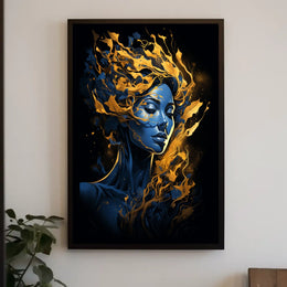 Ethereal Flames Poster