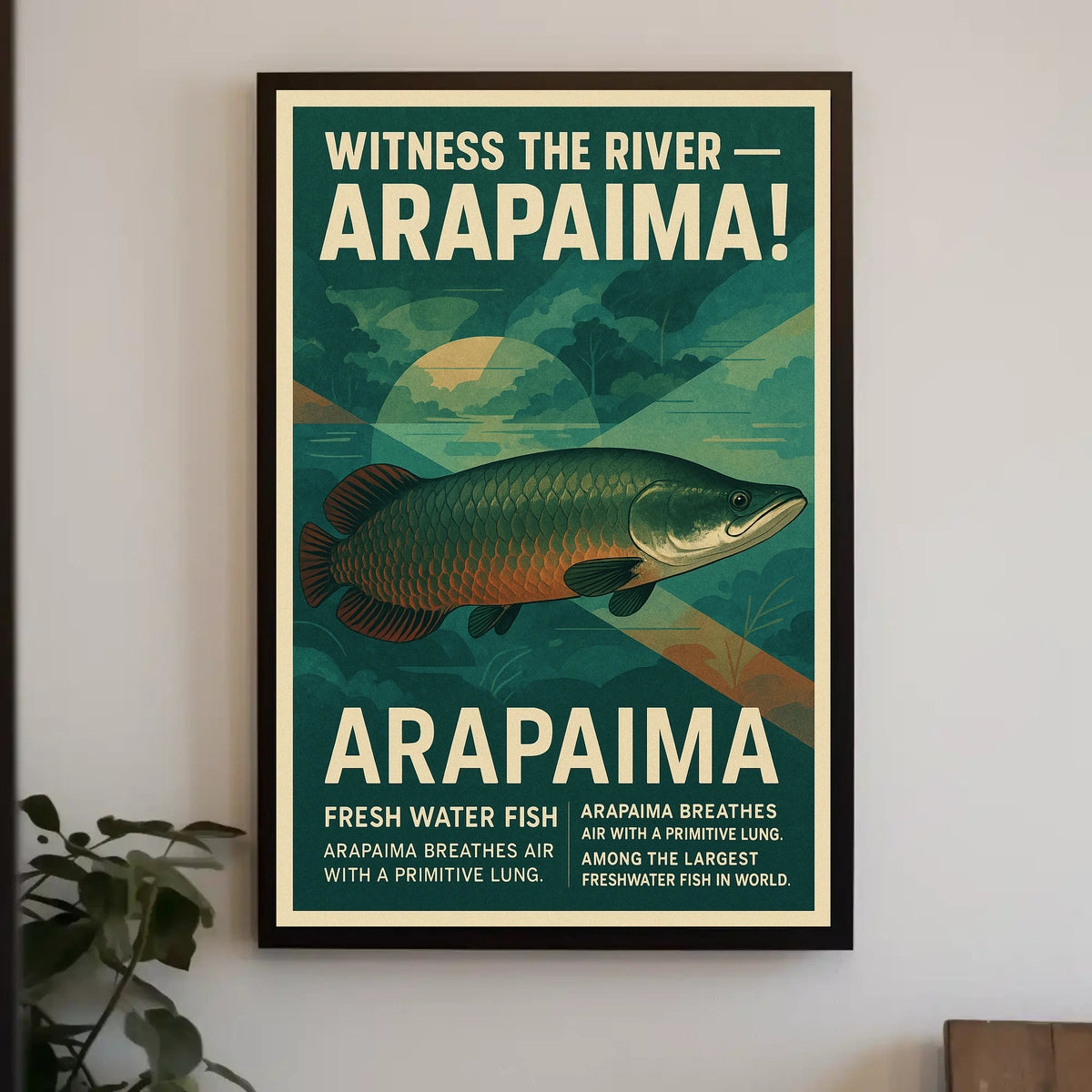Witness The River Arapaima Poster
